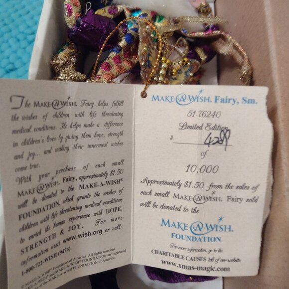 Mark Roberts Make a Wish Fairy Small 15” - Picture 4 of 4